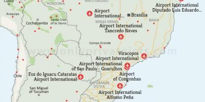 Aeroporti in Brasile mappa