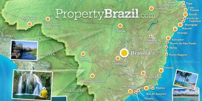 Mappa turistica del Brasile